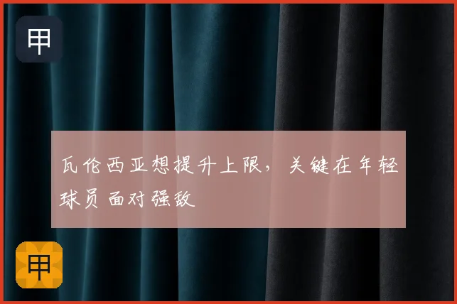 瓦伦西亚想提升上限,关键在年轻球员面对强敌